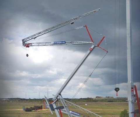 Self erecting crane DB 37